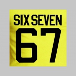 Six Seven 67 mikina s kapucou stiahnutelnou šnúrkami a klokankovým vreckom vpredu Six Seven 67 mikina s kapucou stiahnutelnou šnúrkami a klokankovým vreckom vpredu